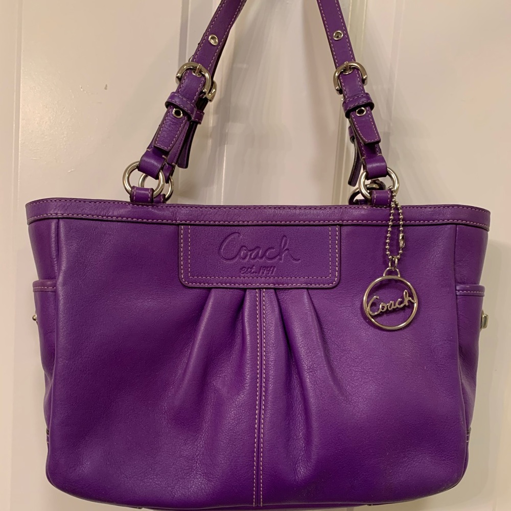 Purple Coach Purse